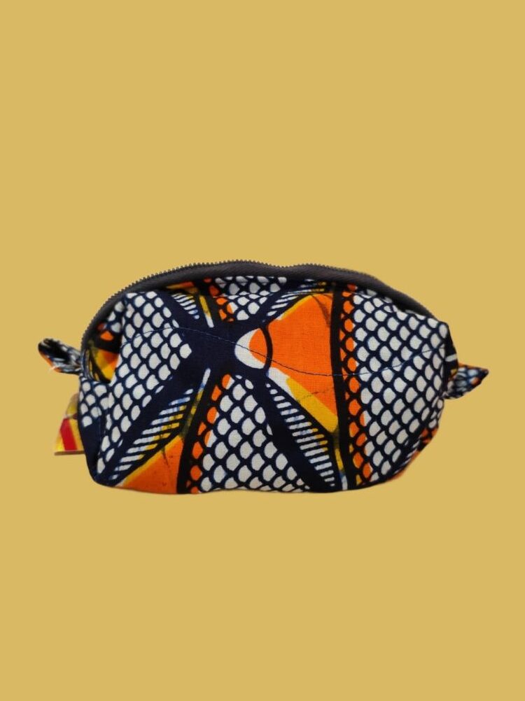 Astuccio artigianale in capulana mozambicana